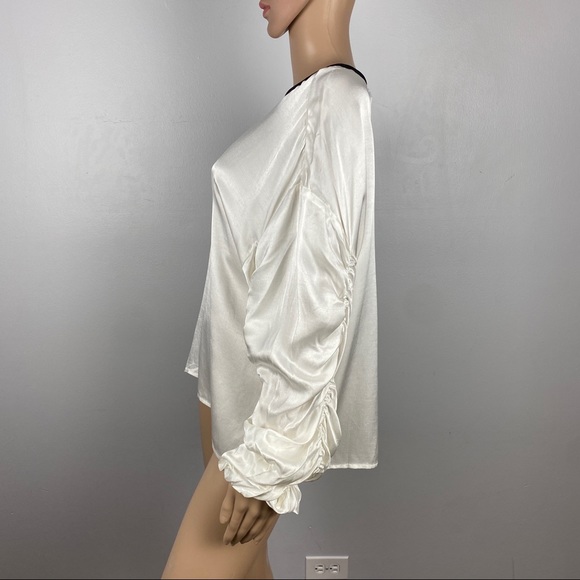 NEW TULAROSA IVORY LONG SLEEVE TOP - Picture 3 of 6